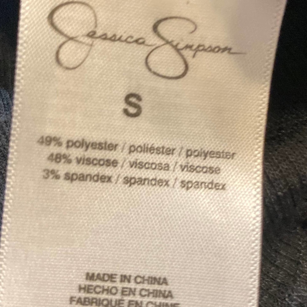 NWT JESSICA SIMPSON Gwen Tank in Black, size Small - Picture 5 of 9